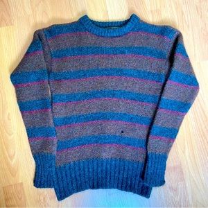 Vintage Boston Traders Women’s Naturally Distressed 100% Wool Sweater XS-Small